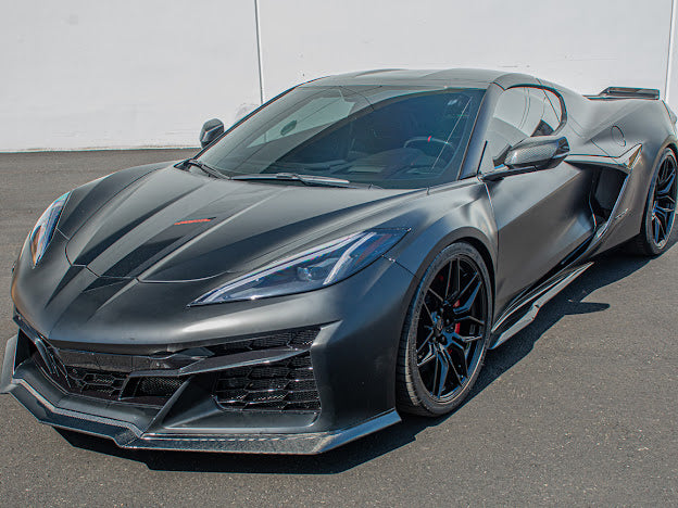 2020+ CORVETTE C8 Z06 & E-Ray | 3-PIECES FRONT LIP SPLITTER GROUND EFFECTS